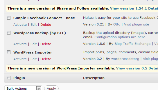 WordPress vietnes dublējums
