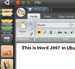 instalēt Office 2007 uz Linux