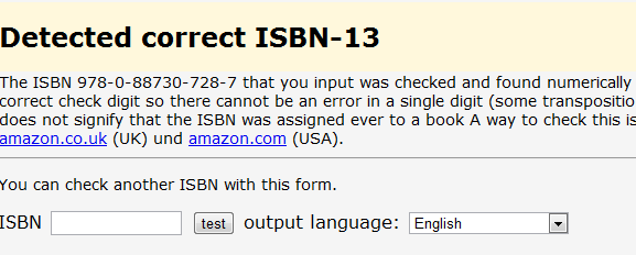 isbn numura pārbaude