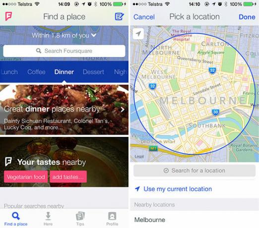 Foursquare tiek palaists kā atklāšanas rīks, pamatojoties uz jūsu gaumi 4sq