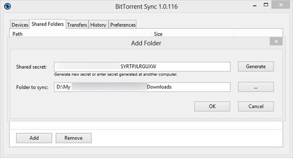 bittorrent syncapp