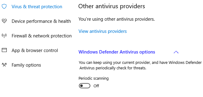 Windows 10 antivīruss