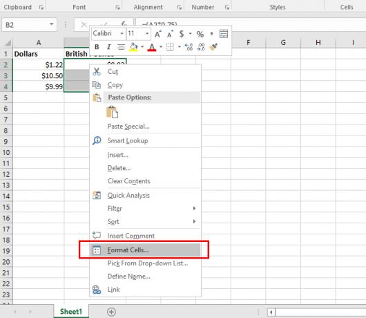 Kā izmantot dažādus valūtas simbolus īpašās šūnās programmā Excel Excel 2. valūta