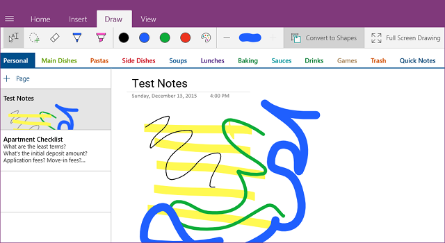 onenote-Features-atšķirība