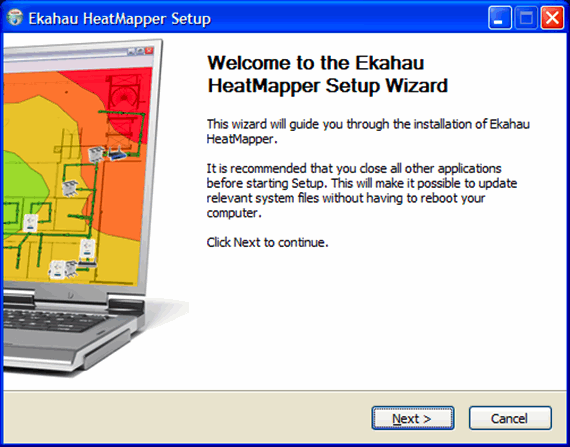 Izmēra Wi-Fi signāla stiprumu jūsu mājās, izmantojot HeatMapper Heatmapperinstall11