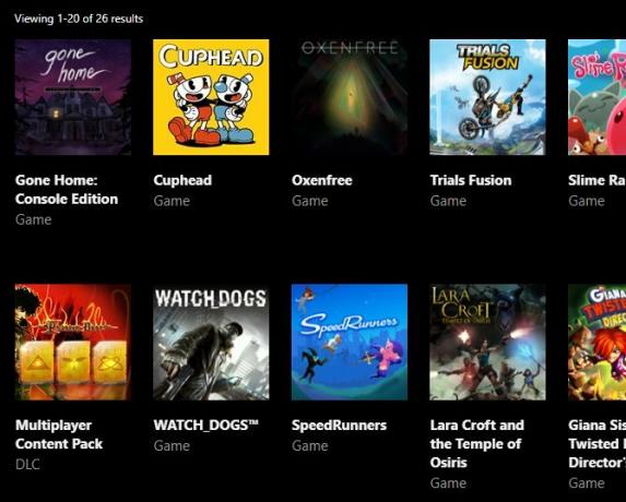 Kā skatīt katras jums piederošās Xbox spēles sarakstu