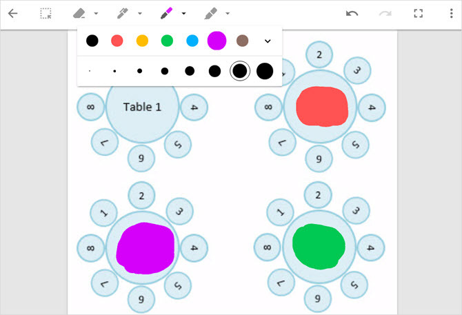 google saglabāt notikumus anotēt sēdvietu diagrammu