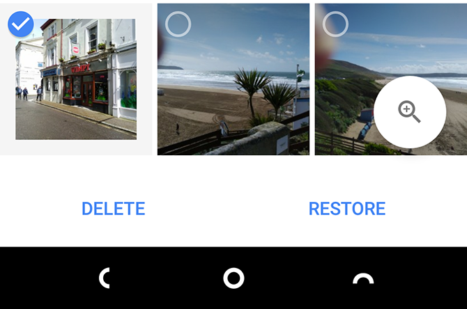 Google fotoattēlu atkopšanas attēli Android