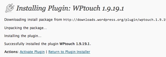 wptouch spraudnis