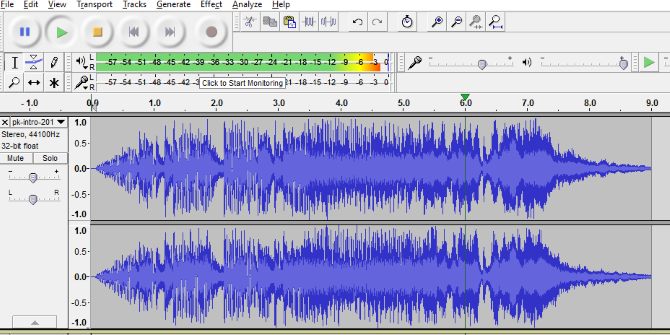 audacity racionalizēt intro