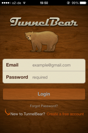 Iestatiet VPN uz jūsu iPhone minūtēs ar Tunnelbear 2013 10 15 19