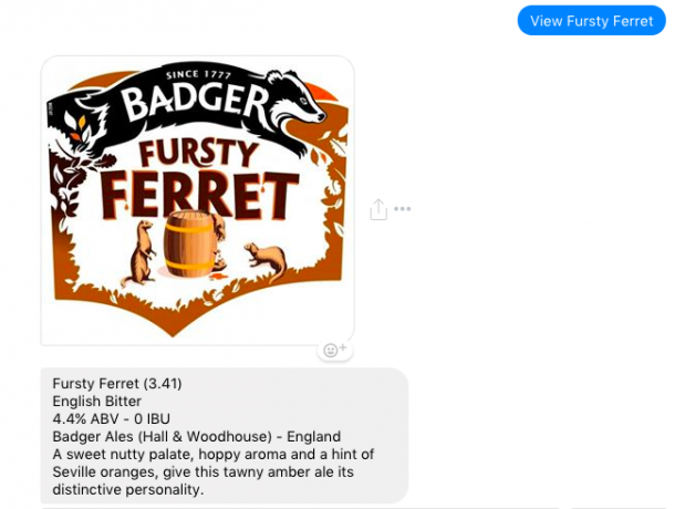 facebook kurjers bot beerbot