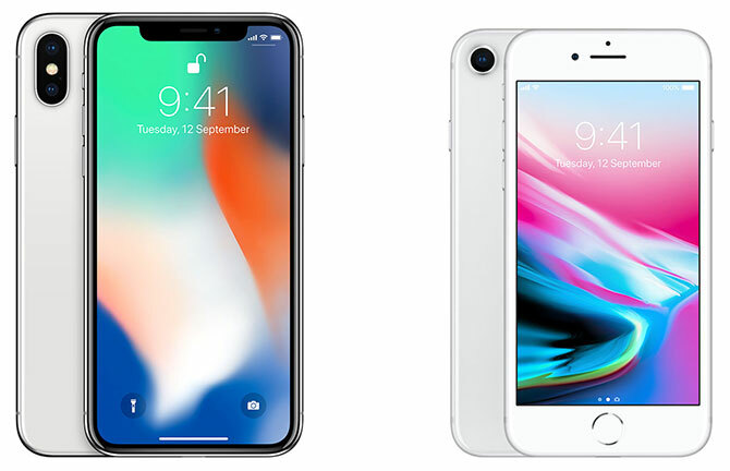 iPhone X un iPhone 8