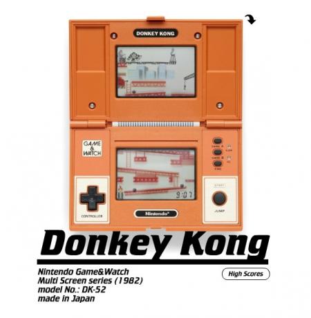 Pica Pic ienes tīmeklī klasiskās rokas elektroniskās spēles Pica pic donkey kong