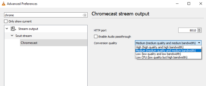 Kā straumēt videoklipus no VLC uz Chromecast muo izklaides vlc3 chromecast pārveidošanas izvēlni 1