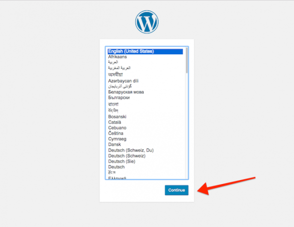 instalēt WordPress uz mākonis 9 2