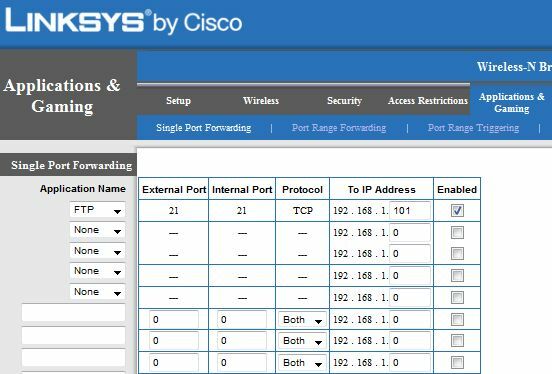 Kā izveidot savu FTP serveri ar CTP FTP coreftp9