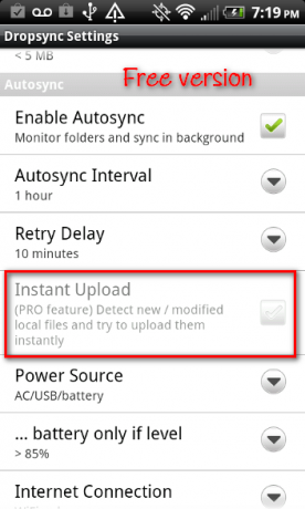 Patiesi sinhronizējiet savu Android ierīci ar Dropbox Via Dropsync [Android 2.0+] dropsync bez maksas