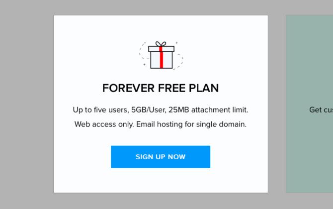 Sīkāka informācija par Zoho Forever Free plānu