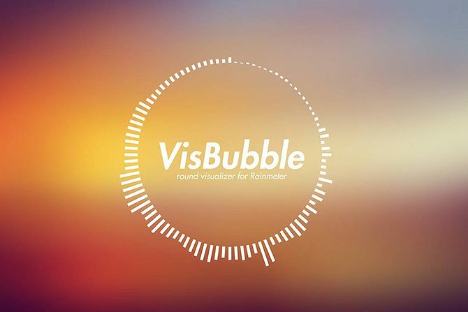 Vislabākās Rainmeter ādas minimālisma darbvirsmai - Visbubble