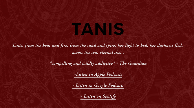 tanis mystery podkastus