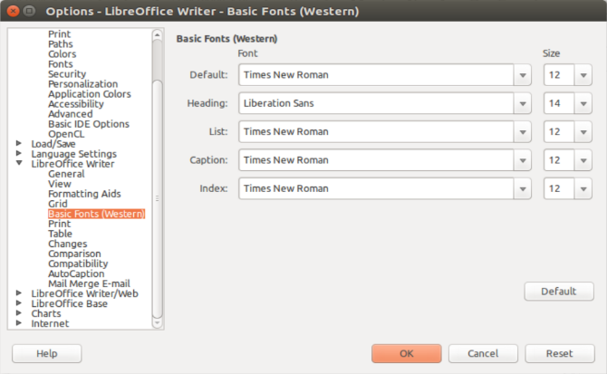 Kā instalēt Microsoft teksta fontus Ubuntu Linux muo linux ms fonts libreoffice