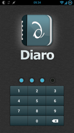 Diaro lietotne android